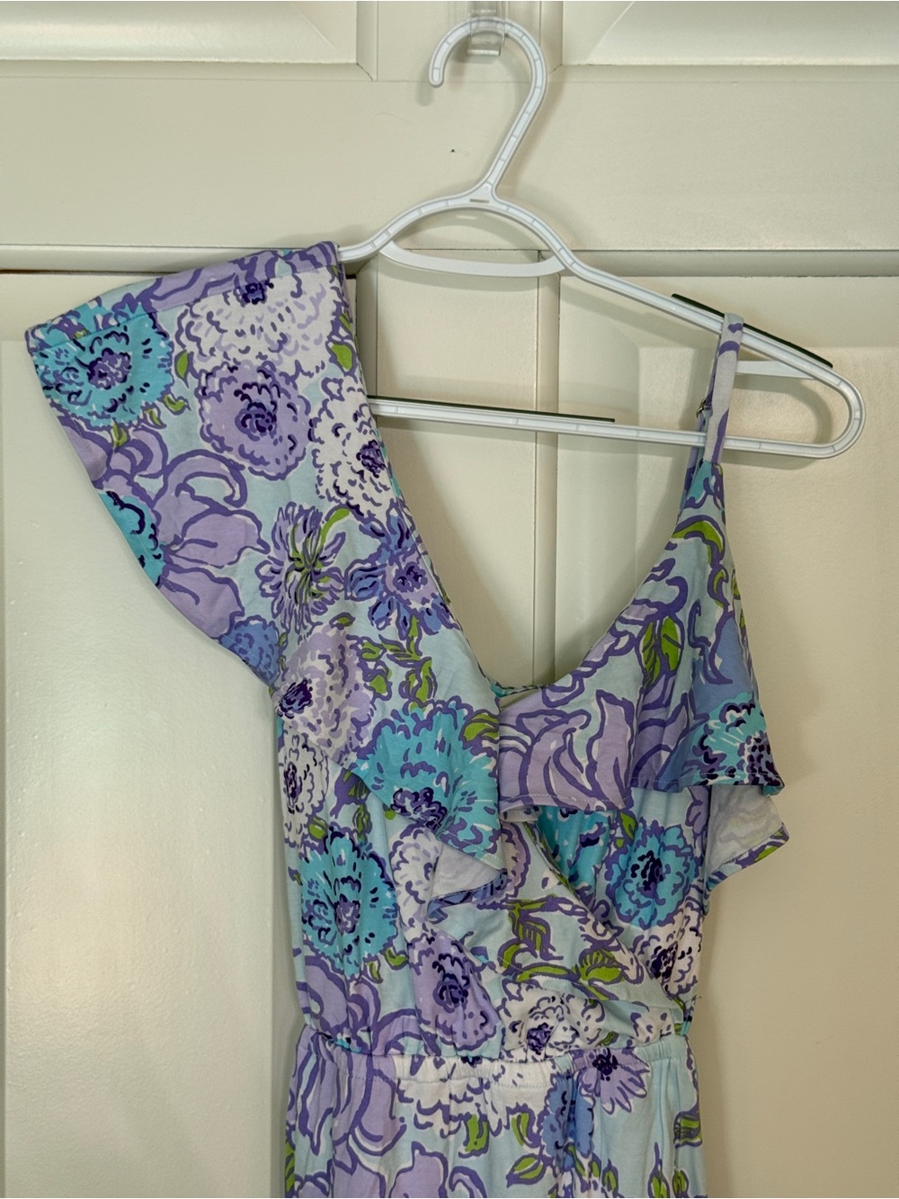 NWT! Lilly Pulitzer Asher Dress in let it gogh One Shoulder 25691 - Picture 4 of 12